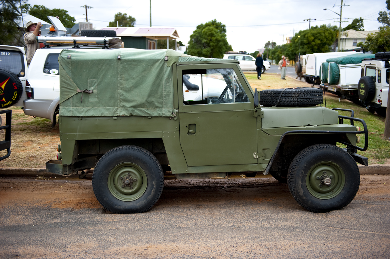 A Military Light Weight at the Wharf Precinct.
