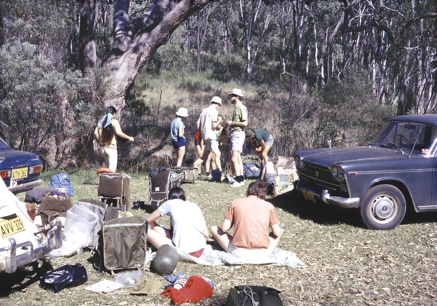 GETTING READY FOR THE WARRUMBUNGLES WALK.