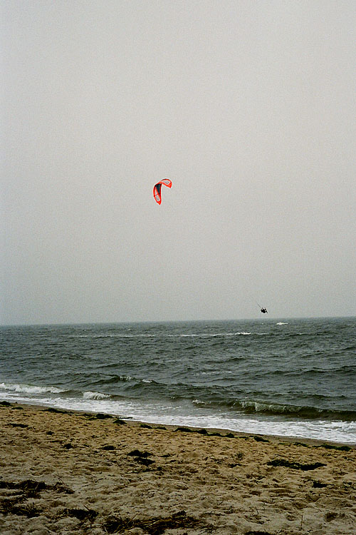 Wind Surfing on a Cold Day