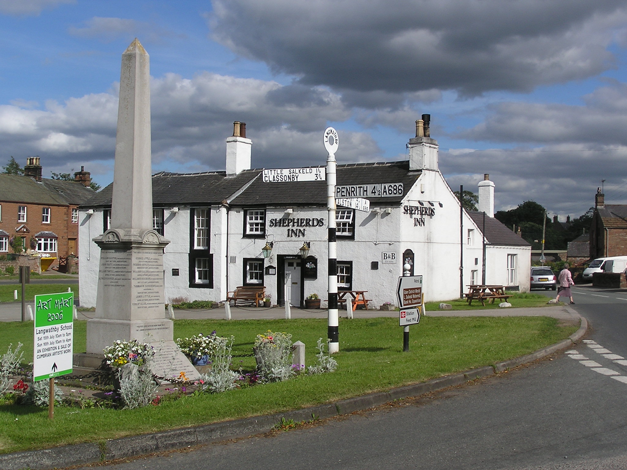 our pub in Langwathby