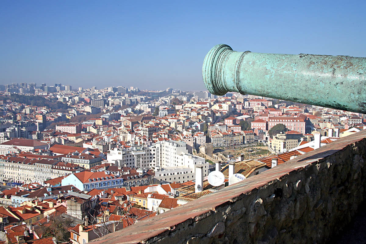 View fof Lisbon rom the castle