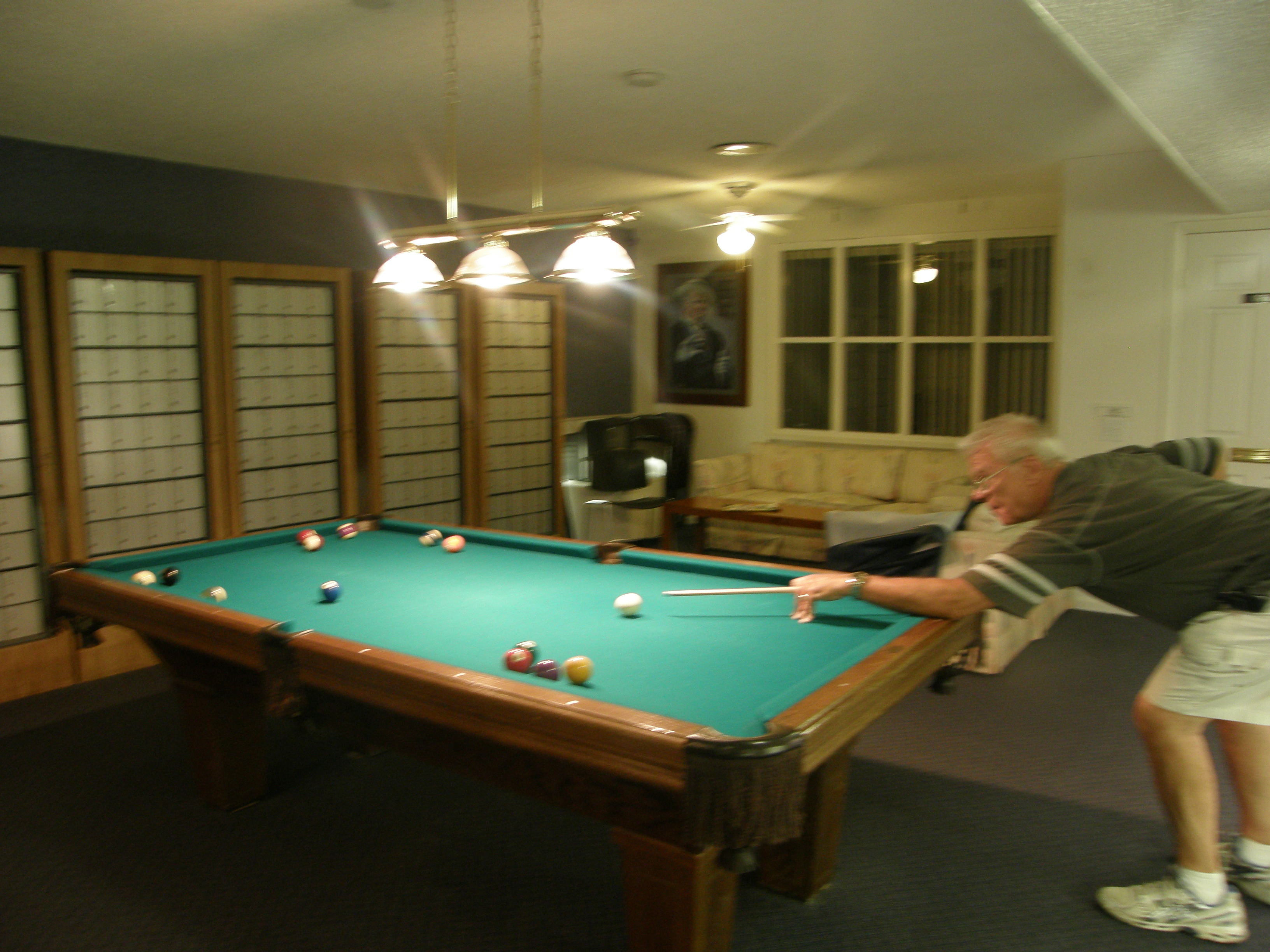 Chris always won in the billiard room.JPG