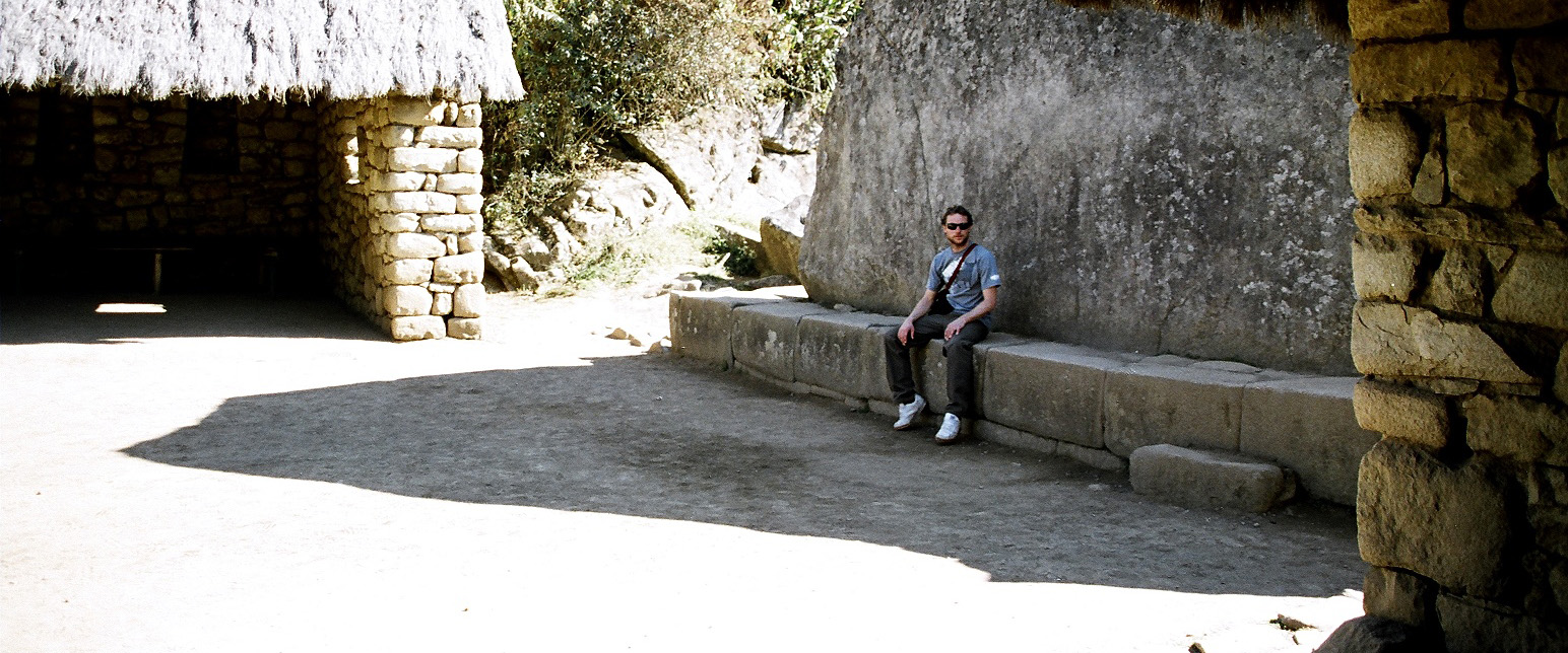 Ben at the Sacred Rock