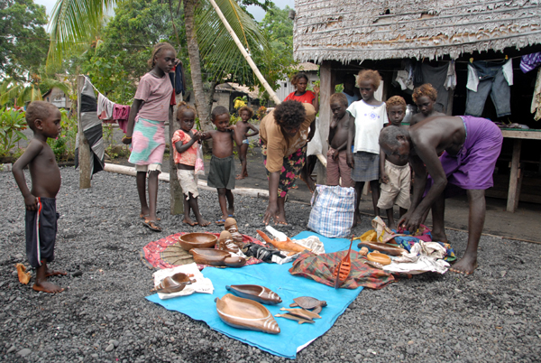 Wood Carvings Rendova Solomon Islands