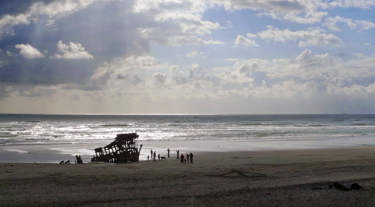 Shipwreck, Fort Stevens State Park, Oregon, 2009