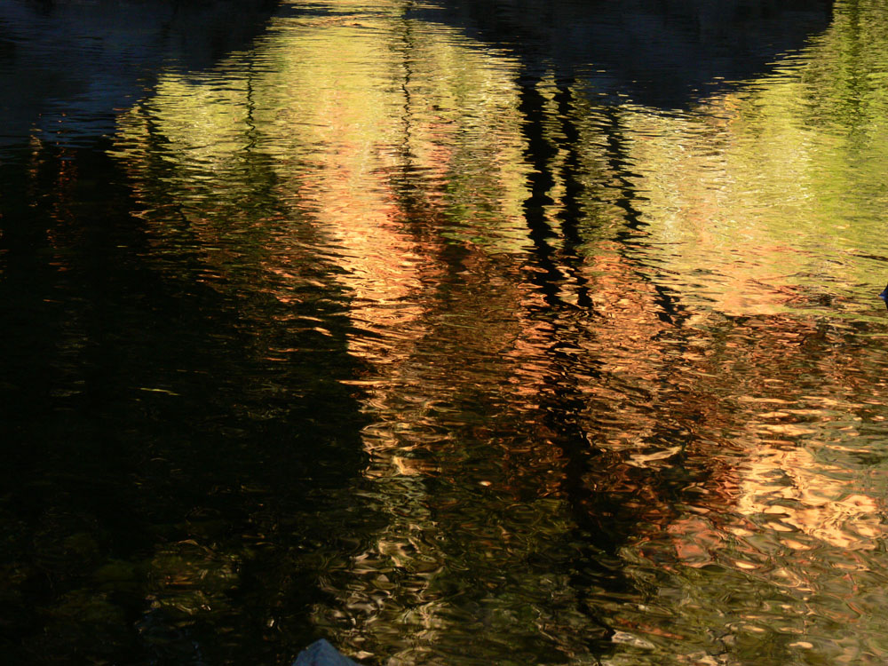 Dawn reflections, Oak Creek Canyon, Sedona, Arizona, 2006