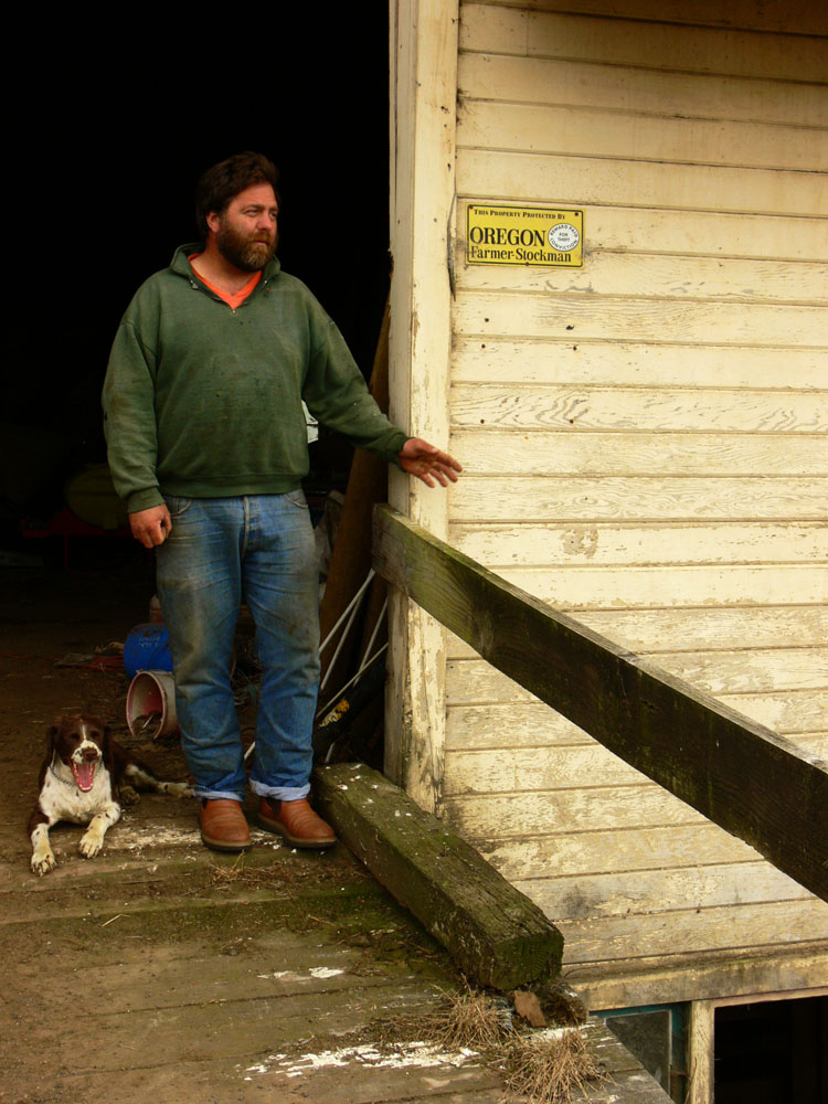 Dairy farmer, Tillamook, Oregon, 2006