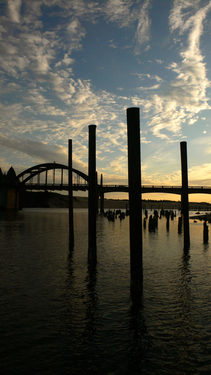 Dusk on the Siuslaw, Florence, Oregon, 2006
