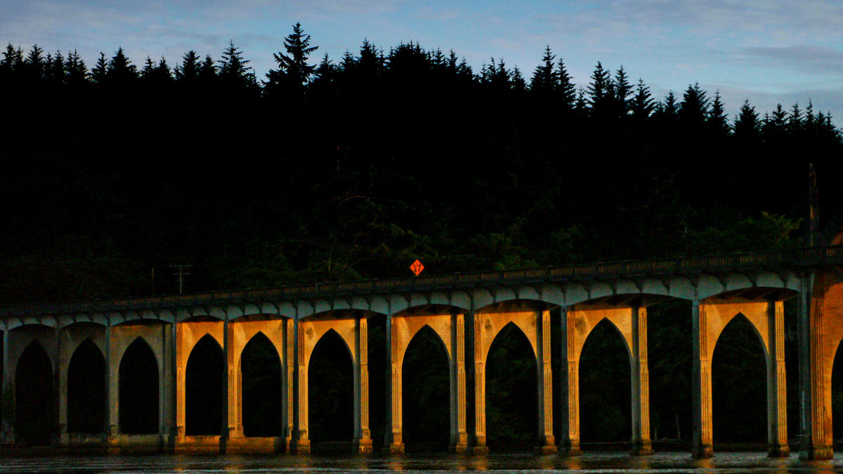 Gothic arches, Florence, Oregon, 2006