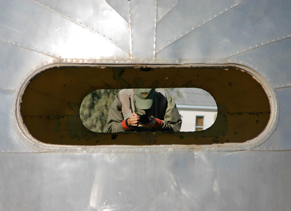 Framing Phil, by Carol Sandgren, Newberry Springs, California, 2006