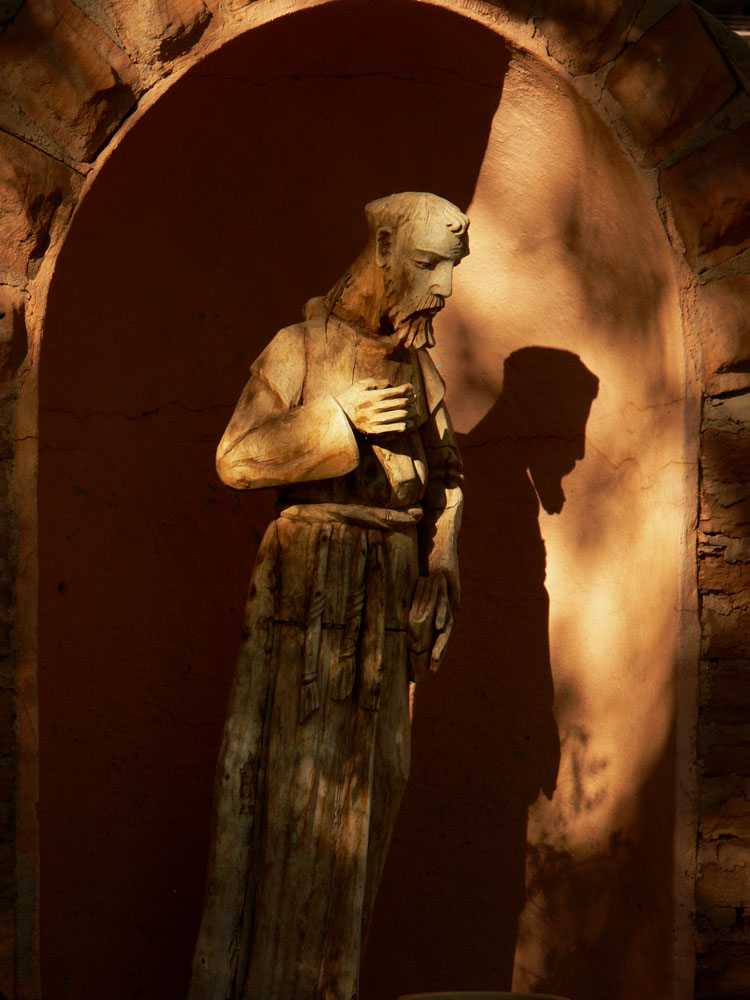Glowing saint, La Posada, Winslow, Arizona, 2006