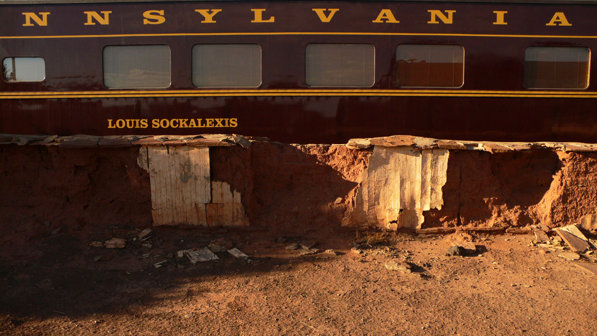 Ghost train, Winslow, Arizona, 2006