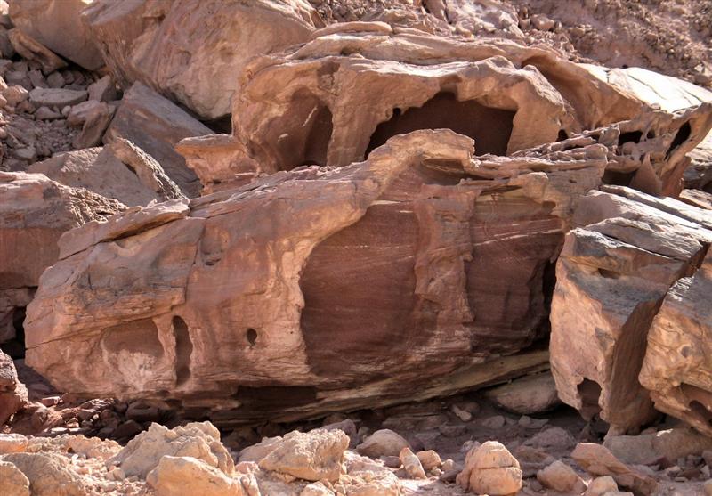 Falling Rocks Hollowed By Nature.JPG