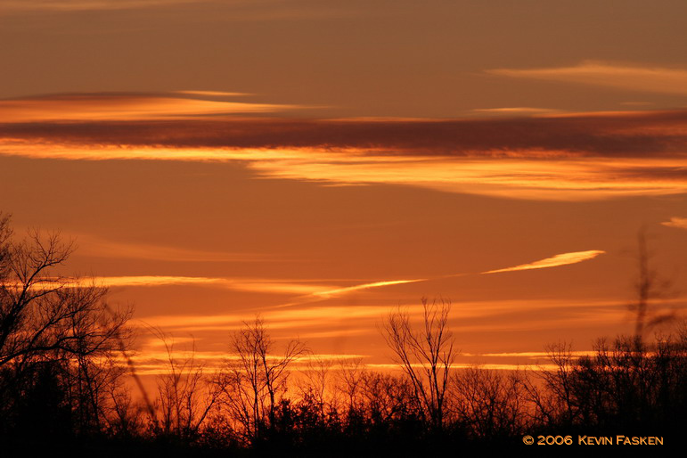 FEBRUARY SUNSET