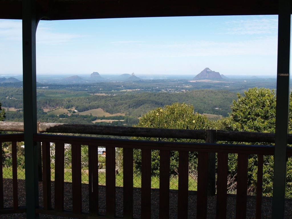 Glass House Mountains from McCarthys Lookout