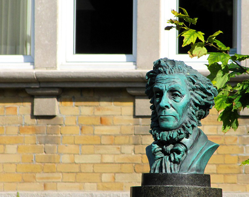 Buste de bronze de Cornélius Krieghoff