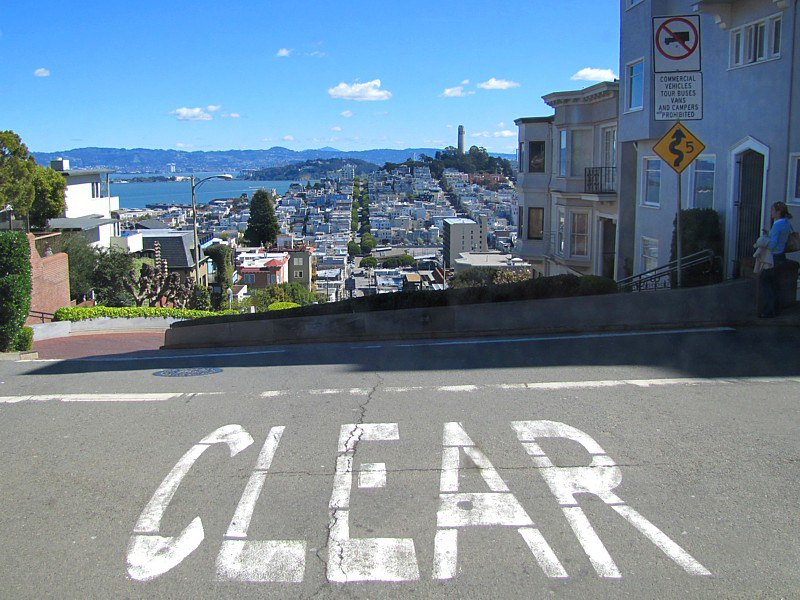 Clear, une approche vers Lombard street