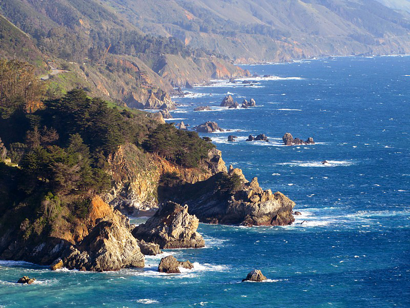 la cte dchiquete de  Big Sur