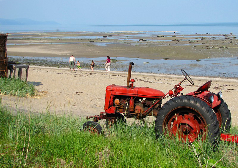Tracteur de plage