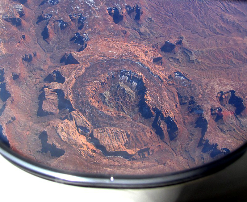 Upheaval dome, meteorite crater, Utah