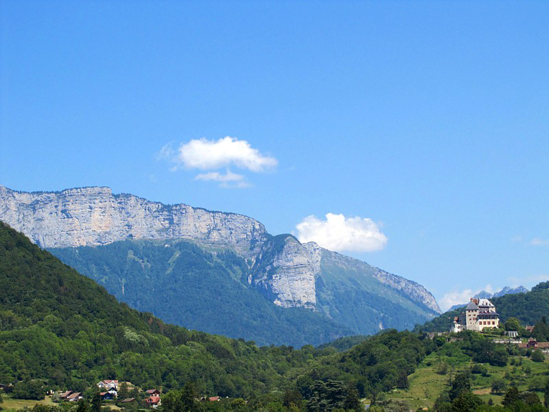 Parmelan et chteau de Menthon