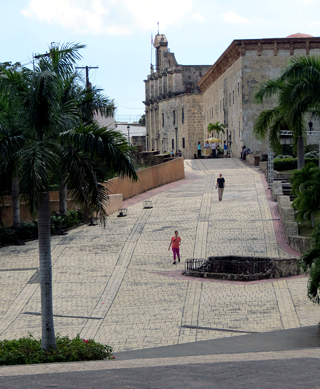 rue vers le vieux Santo Domingo