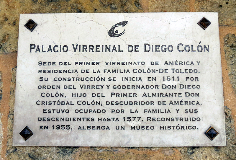 la plaque du palacio