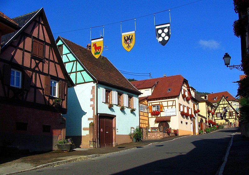 la rue du village, Orschwiller