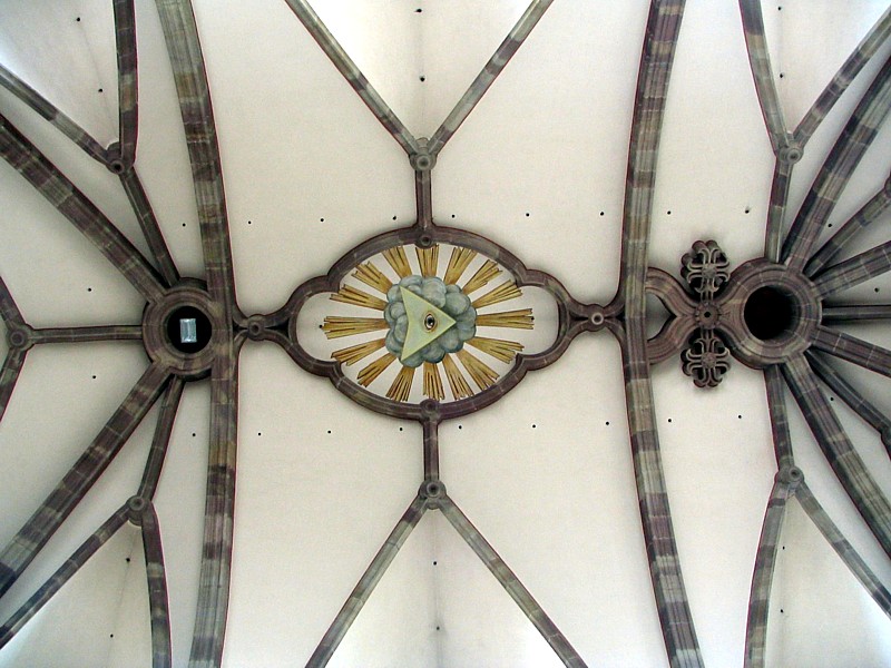 plafond de l'abbaye , Marmoutier