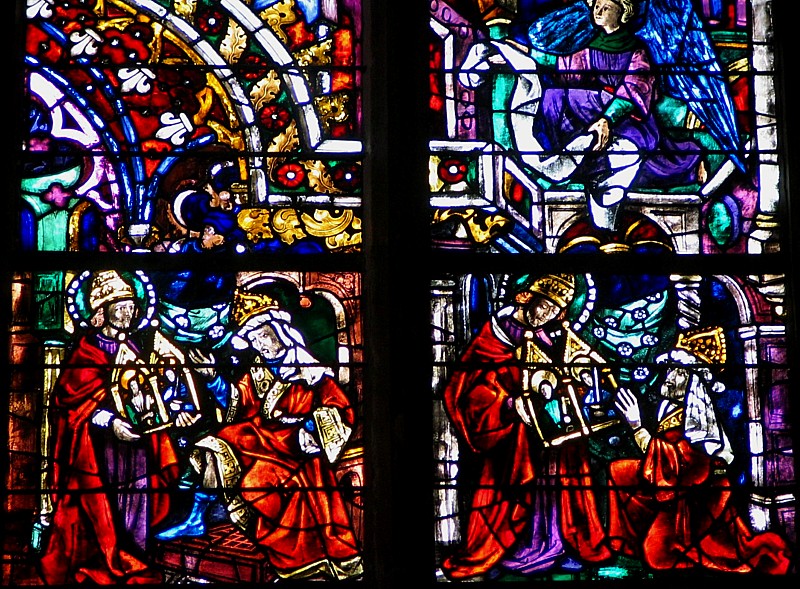 vitrail de la cathédrale de Strasbourg