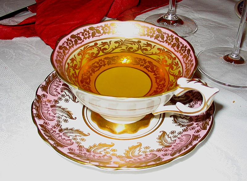 la tasse de th de la maitresse de maison