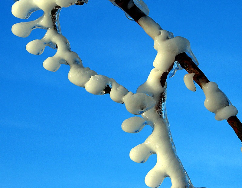 la dentelle de glace