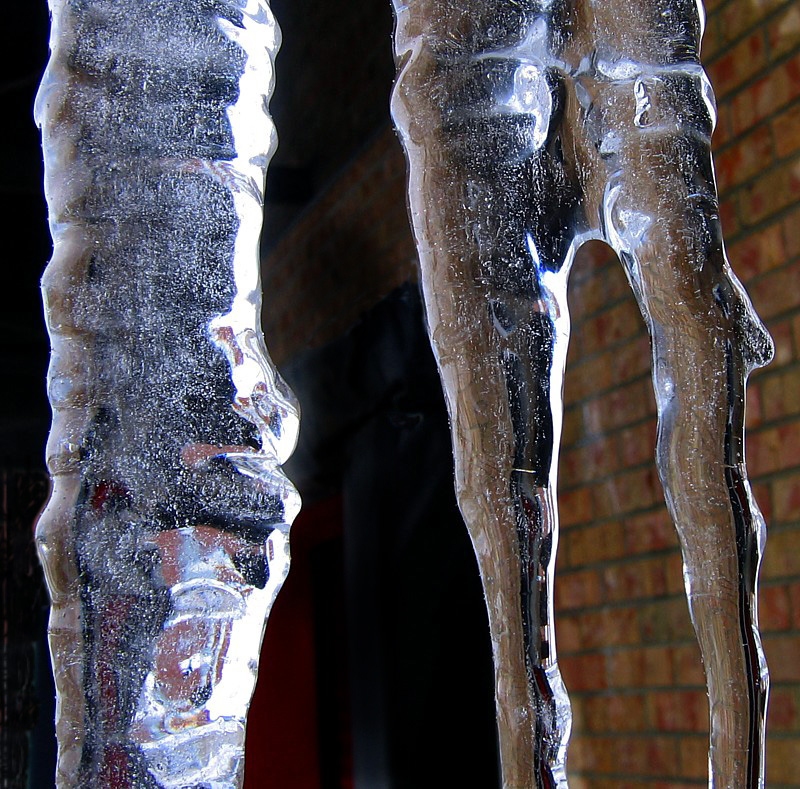 les jambes de glace