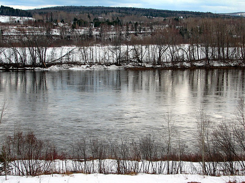 Rivire Madawaska en avril