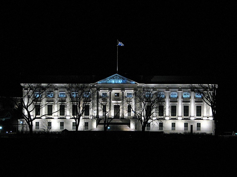 Musée du Québec la nuit