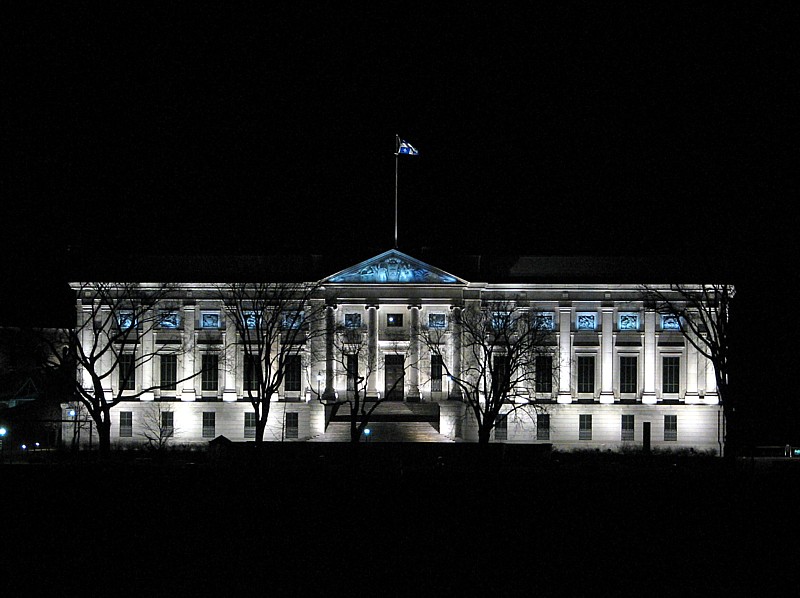 Muse du Qubec la nuit