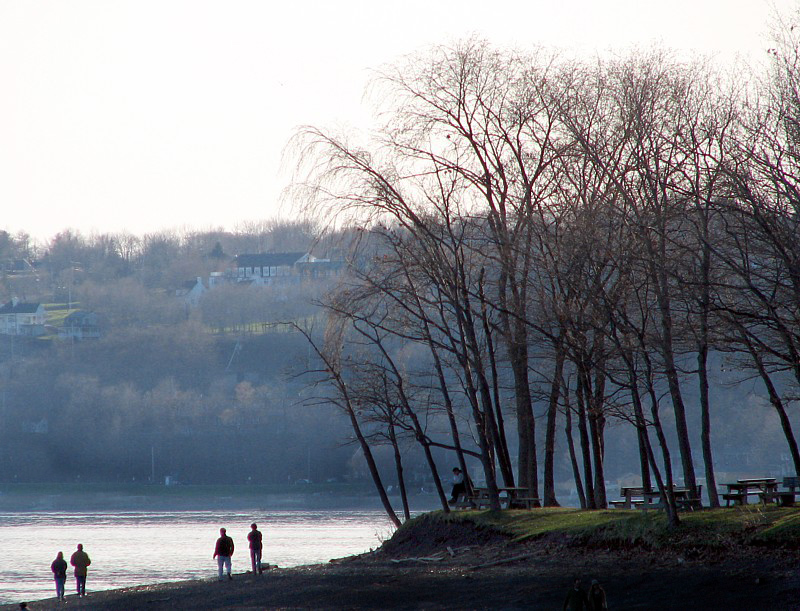 la pointe ouest du parc