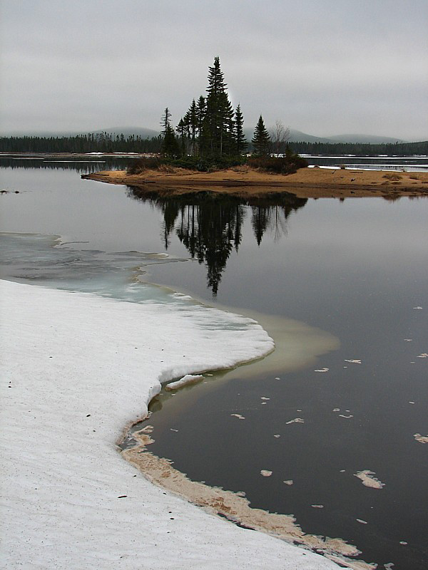 Sinuosité de glace, Lac Jacques Cartier