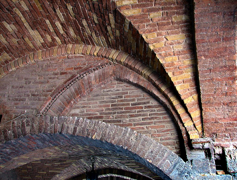 Arcs de voute,  Basilique de San Giminiano