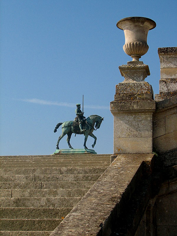 Chantilly,  Statue du connetable  Anne de Montmorency