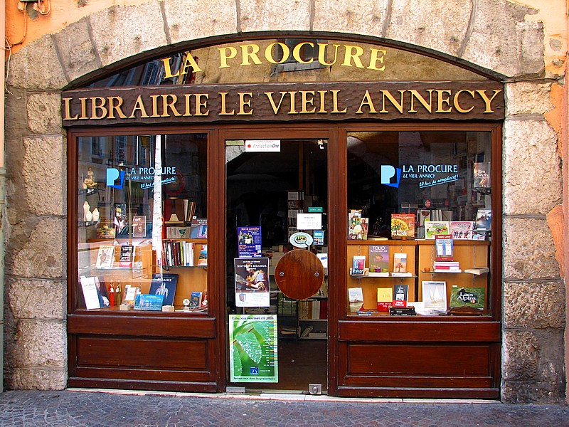 la librairie du vieil Annecy