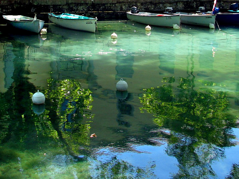 Annecy, le reflet du canal