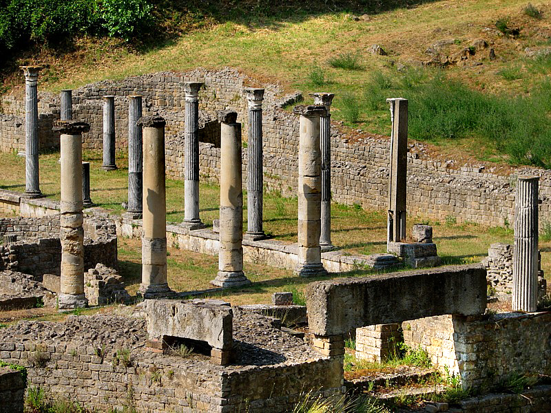 colonnes romaines des thermes