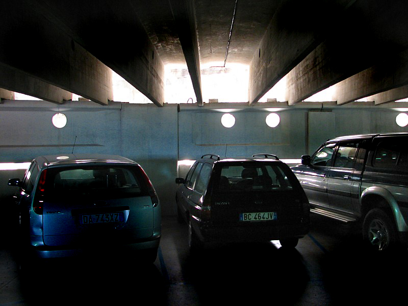 le parking souterrain