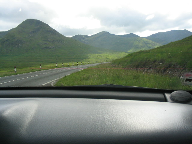 Road of highlands  (Scotland)