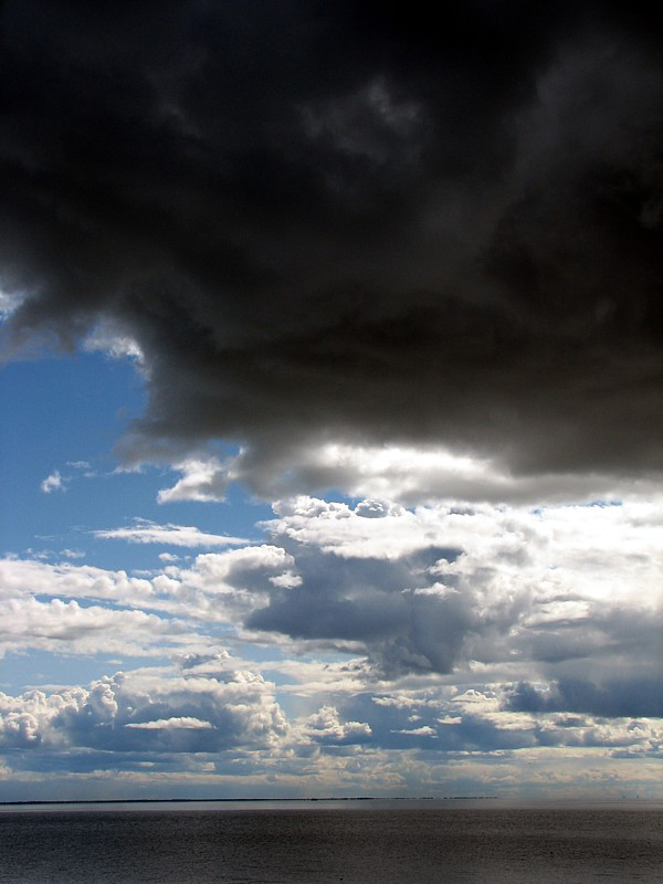 Orage en vue  Pointe du Lac