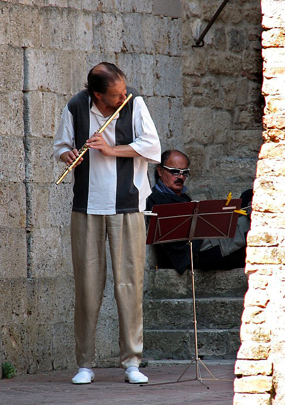clarinettiste  San Giminiano