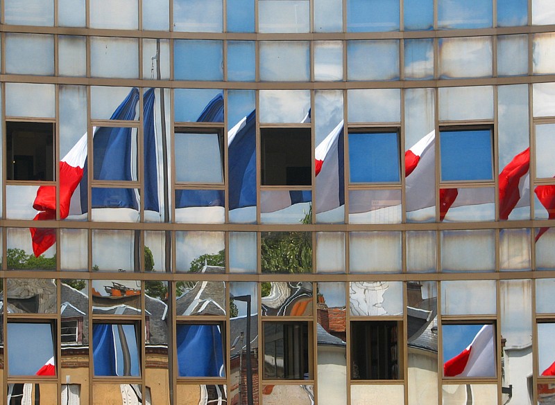 drapeau français en quilt