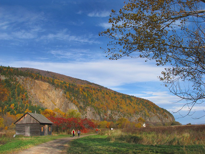 La pointe de Cap Tourmente