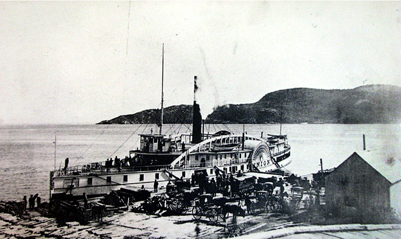 Archives Notman port de Tadoussac, 1870